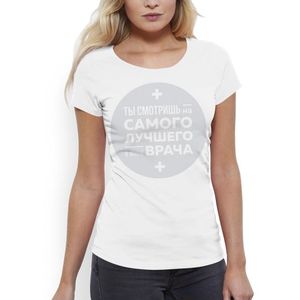 Медицинская женская футболка с принтом фото, изображение, баннер
