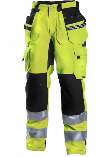 Сигнальные рабочие брюки с навесными карманами для ИТР Dimex 6015Y баннер, фото, картинка, как выглядит