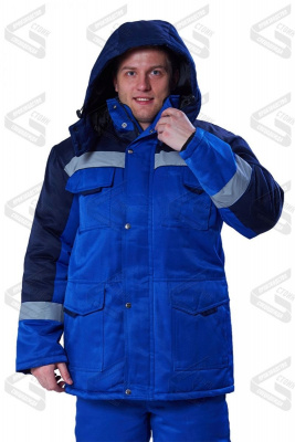 Костюм мужской утепленный "Полярник" (куртка и брюки) фото, изображение, баннер